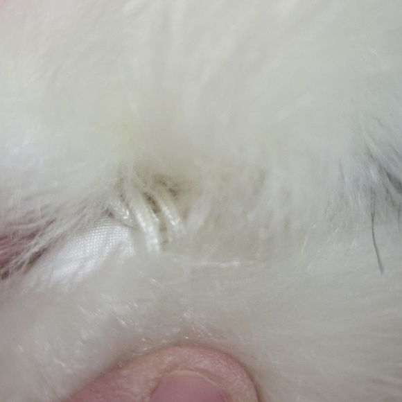 Fashion Nova Women's Faux Fur Coat Red/Black/White Glamcore TV Mob Wife Sz L EUC - Picture 7 of 9